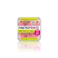 Fing'rsprints Pre-Glued Nails, Street Beat Knotty Girl, 24 Count,31040