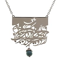Farsi Poem Necklace Iranian Persian Parsi Necklace Chain Gift