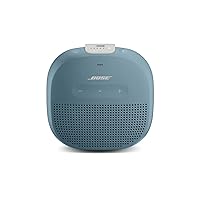 Bose SoundLink Micro Bluetooth Speaker: Small Portable Waterproof Speaker with Microphone, Stone Blue Bose SoundLink Micro Bluetooth Speaker: Small Portable Waterproof Speaker with Microphone, Stone Blue