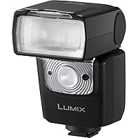 Panasonic LUMIX Hybrid Flash, GN36, Video LED, Swivel & Bounce Head, Wireless TTL, DMW-FL360L, Black