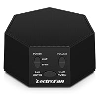 LectroFan High Fidelity White Noise Machine with International Power Adaptors for The US, UK and EU - Global Power Edition