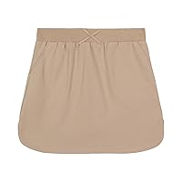 Nautica girls School Uniform Pull-on Scooter Skirt With Undershorts, Knit Waistband & Functional Pockets
