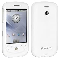 Amzer Polished Snap-On Crystal Hard Case for T-Mobile myTouch 3G/HTC Magic - White