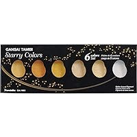 Kuretake Gansai Tambi Starry Colors, Watercolor paint set, 6 colors, Professional-quality for artists and crafters, AP-Certified, for adult, Made in Japan