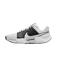Nike Zoom Challenge Men's Pickleball Shoes (FQ4154-100, White/White-Black) Size 9
