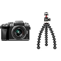 PANASONIC LUMIX G7 4K Mirrorless Camera with JOBY GorillaPod 3K Kit - Black/Charcoal