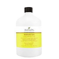 Babassu Oil - Cold Pressed Natural Carrier Oil | Body, Face, Hair & Skin Care Moisturizer | Minimize Wrinkles & Repair Split Ends | Cooking Essential Oil