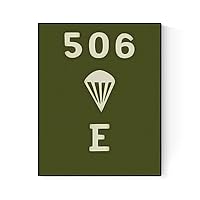 Easy Company of the 506th | 101st Parachute Infantry Regiment | Operation Overlord | Dwight Eisenhower | World War 2 | Art Print (8x10)
