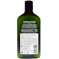 Avalon Organics Volumizing Shampoo, Rosemary 11 oz (Pack of 10)