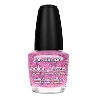 L.A. Colors Craze Nail Polish, Candy Sprinkles, 0.44 Fluid Ounce