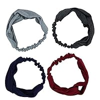 3pcs Stretchy Athletic Bandana Headbands Head Wrap Yoga Headband Head Scarf Best Looking Head Band for Sports or Exercise FD21