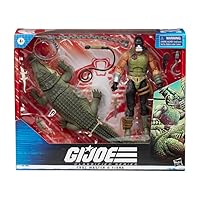 G.I. Joe Classified Series Croc Master & Fiona Action Figures 38 Collectible Premium Toys With Accessories 6-Inch-Scale Custom Package Art