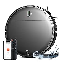 2-in-1 Robot Vacuum and Mop Combo, Mopping Robot Vacuum Cleaner with Schedule - Control with WiFi/App/Alexa. Self-Charging, Slim, Ideal for Hard Floor, Pet Hair and Carpet