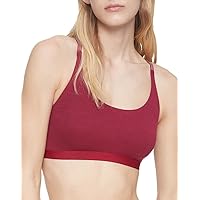 Calvin Klein Women's Pure Ribbed Natural Lift Unlined Bralette