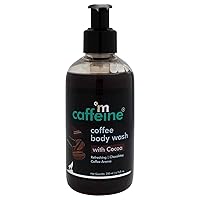 Coffee Body Wash with Cocoa for Refreshed & Moisturized Skin | Irresistible Chocolate Aroma | Vitamin E Rich Body Cleanser for Supple Skin | Sulphate Free Body Wash for Men & Women - 200 ml