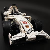 Ulanlan RC Car Building Kit, Racing Car Building Blocks Kits, Highly Replicated 1:12 Scale F1 2.4GHz Remote Control Racing Car to Build, Best Gifts for Adult, Teens or Kids 14+ 729 PCS