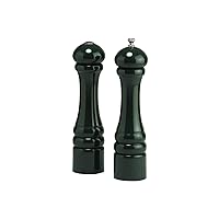 10 Inch Imperial Pepper Mill and Salt Shaker Set - Forest Green