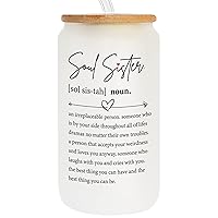 Friendship Gifts for Women Friends, Gifts for Friends Female, Gifts for Best Friend - Gifts for Sister - Sister Birthday Gifts - Birthday Gifts for Friends Female, Bestie, BFF - 16 Oz Can Glass
