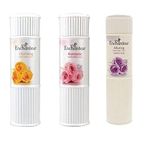 Perfumed Body Talcum Powder Charming, Romantic & Alluring Scent (Pack of 3 X 200 g / 7.05 Oz)