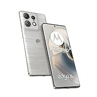Motorola Edge 50 Pro 5G (International Version, XT2403-2) | 512GB Storage + 12GB RAM Dual-SIM (Nano, eSIM) GSM Unlocked Android 14 Smartphone (Moonlight Pearl)