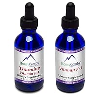 Liquid Vitamin K1-1 Fl Oz + Vitamin B1 (Thiamine) Drops- 1 Fl Oz