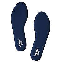 Memory Foam Insoles for Men, Replacement Shoe Inserts for Work Boot, Running Shoes, Hiking Shoes, Sneaker, Cushion Shoe Insoles Shock Absorbing for Foot Pain Relief, Comfort Inner Soles Navy US 10