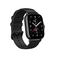 GTS 2e Smart Watch for Men, Alexa Built-In, Health & Fitness Tracker with GPS, 90 Sports Modes, 14 Day Battery Life, Blood Oxygen Heart Rate Sleep Monitoring, 5 ATM Waterproof, Black