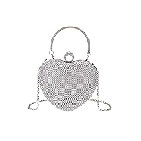 Heart delight glitzy party clutch