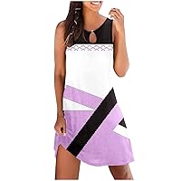 Sleeveless Summer Dresses for Women 2024 Deals of Today Prime 2024 A-Pink