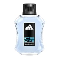 adidas Ice Dive Eau De Toilette Spray for Men, 3.3 fl oz
