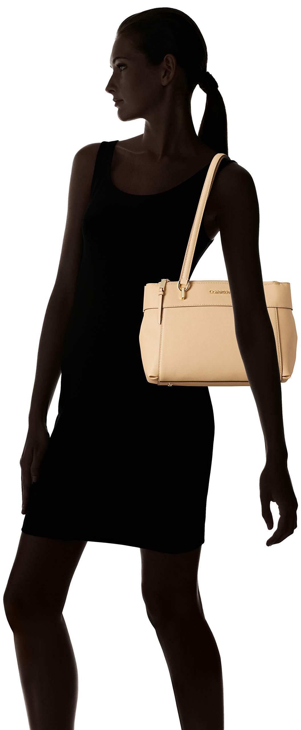 Mua Calvin Klein Hayden Saffiano Leather Triple Compartment Shoulder Bag  Satchel trên Amazon Mỹ chính hãng 2023 | Fado