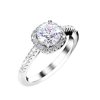 Personalized Jewelry Female Diamond Gift Metal Full Microinlaid Ring Zircon Girls Jewelry Rings