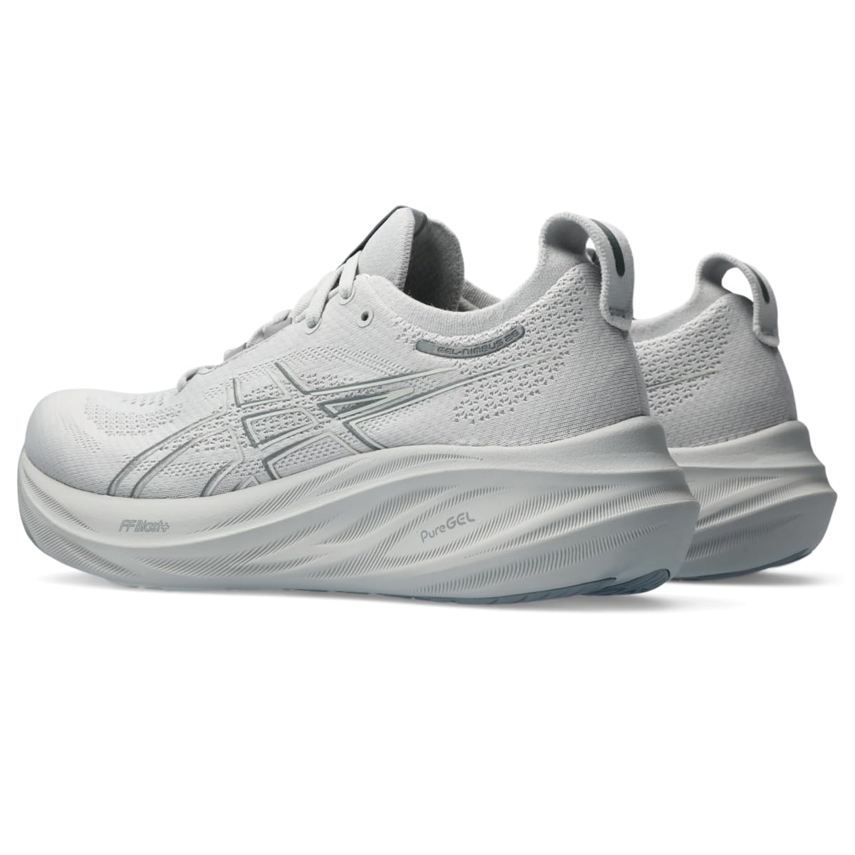 ASICS Women's Gel-Nimbus 26 Running Shoe, 8.5, Concrete/Pure Silver