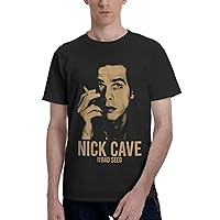 Band T Shirt Nick Cave and The Bad Seeds Men's Summer O-Neck Clothes Short Sleeve Tops