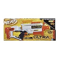 Nerf Ultra Dorado Motorised Blaster, Gold Accents, Fast-Back Loading, 12 Darts, Compatible Only Ultra Darts, 7.62 x 63.5 x 26.67 cm, F2017