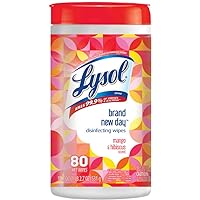 LYSOL Disinfecting Wipes Mango and Hibiscus 80 ea