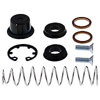 All Balls Racing Rear Master Cylinder Rebuild Kit 18-1076 Compatible With/Replacement For Yamaha FZ1 2006-2015, FZ6 2004-2009, FZ6R 2009-2017, FZ8 2011-2014, FZS 1000 S 2006-2015