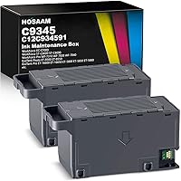 C9345 Ink Maintenance Box Replacement for WF-7840 ET-16650 ET-16600 ET-8550 ET-5850 ET-5880 ET-8500 WF-7820 WF-7310 ET-5800 EC-C7000 ST-C8000 ST-C8090 Printers (C12C934591/PXMB9/C9345)(2 Packs)