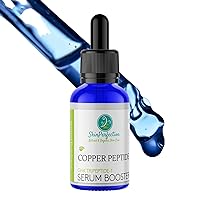 GHK-CU Copper Peptides Serum for Face Hair DIY Make Your Own Serum Copper Peptides for Hair Mix with Any Skincare Product Skin Perfection .5 Fl Oz, 300 Drops