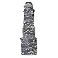 LensCoat Cover Camouflage Neoprene Camera Lens Cover Protection Sigma 500mm F/4 DG OS HSM Sports, Digital Camo (lcs500sdc)