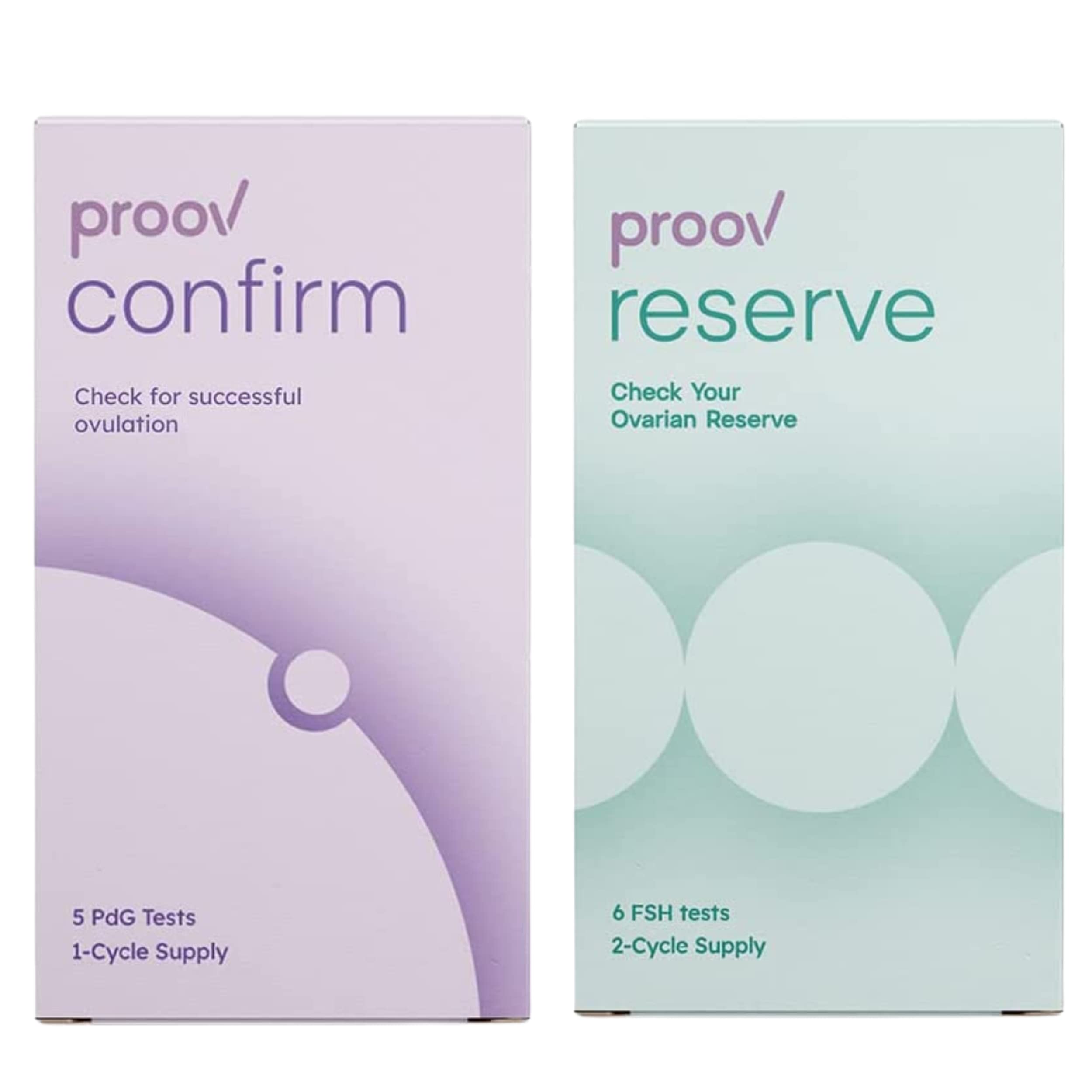 Check Ovarian Reserve and Confirm Successful Ovulation, Dual Fertility Bundle | at-Home Ovarian Reserve Test | PdG Progesterone Metabolite Test | Non-invasive Testing