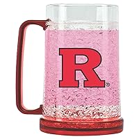 Sports NCAA Rutgers Scarlet Knights 16oz Crystal Freezer Mug