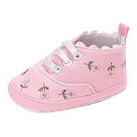 Mesh Baby Shoes Baby Canvas Crib Shoes Girls Soft Infant Anti-Slip Sole Floral Baby Girls Size 13 Sneakers