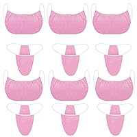 150 Pieces Disposable Bra and Underwear for spa Disposable Underwear for  Women Bra Panties Headbands Set Spa Disposable G-String Thongs Non-Woven