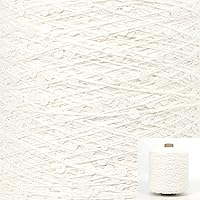 Knitting Yarn 50G Acrylic Handmade Knitting Yarn Cotton Wool Crochet Yarn 3mm + 6mm Sequin Thread DIY (Color : Gold)