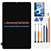Screen Replacement for Samsung Galaxy Tab S6 Lite 2022 P613 SM-P613 P619 SM-P619 10.4 inch LCD Display Digitizer Touch Screen Full Assembly with Tools