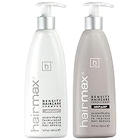 Hairmax Shampoo and Conditioner Set (New), Hair Care, Anti Thinning Shampoo and Conditioner Set, Hair Thickening Products for Men and Women, Bio-Active Hair Therapy System, Anti-thinning