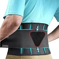 Lower Back Support Belt For Women Men- Back Brace With Lumbar Pad- Lumbar Spine Decompression Girdle Waist Trainer Provide Pain Relief For Herniated Disc, Sciatica (Color : Black, Size : Small)
