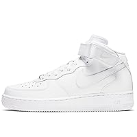 Nike Women's Air Force 1 Mid '07 Leather White 366731-100 Nike Women's Air Force 1 Mid '07 Leather White 366731-100