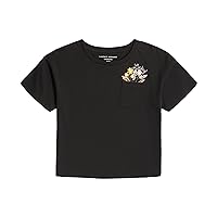 Girls' Short Sleeve Boxy Fit Graphic T-Shirt